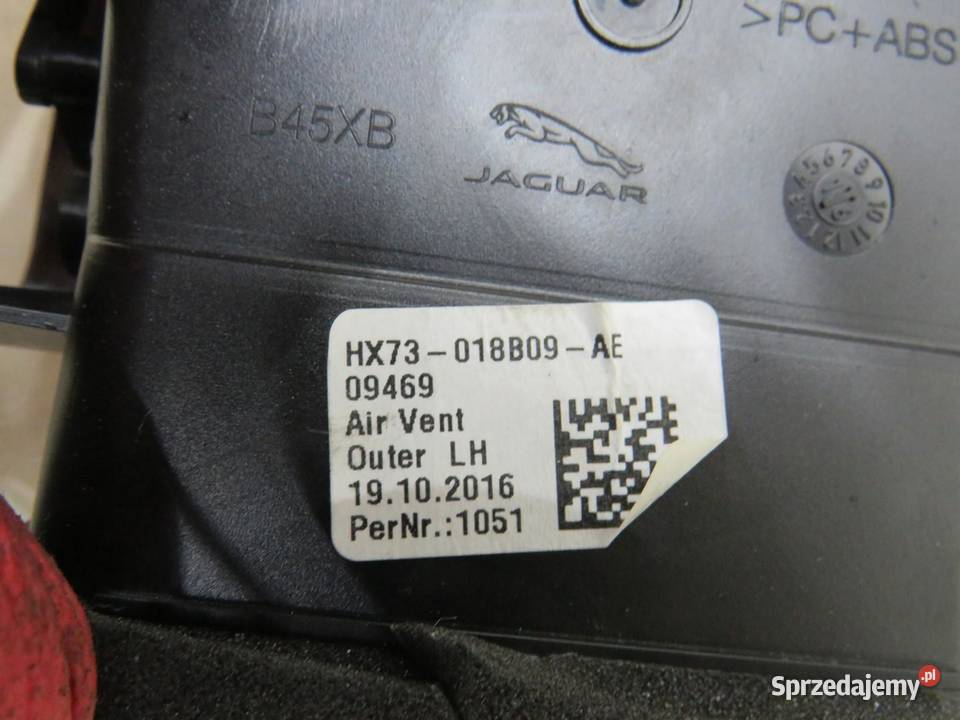 KRATKA NAWIEWU LEWA JAGUAR XE HX73018B09AE osobowe sprzedam