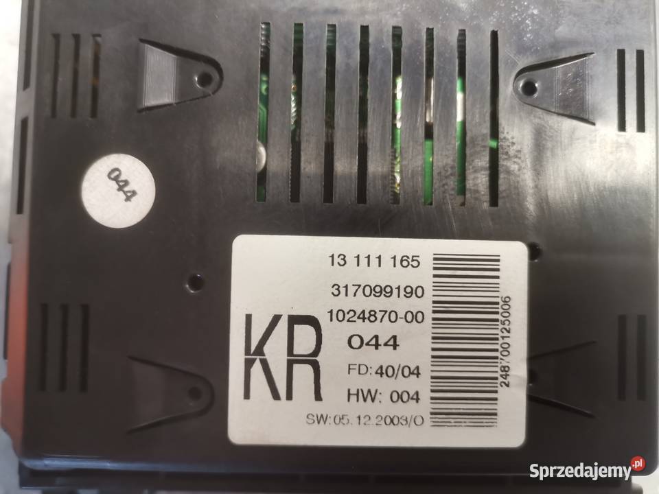 WYŚWIETLACZ OPEL ASTRA III H 13111165 Nowy Sącz