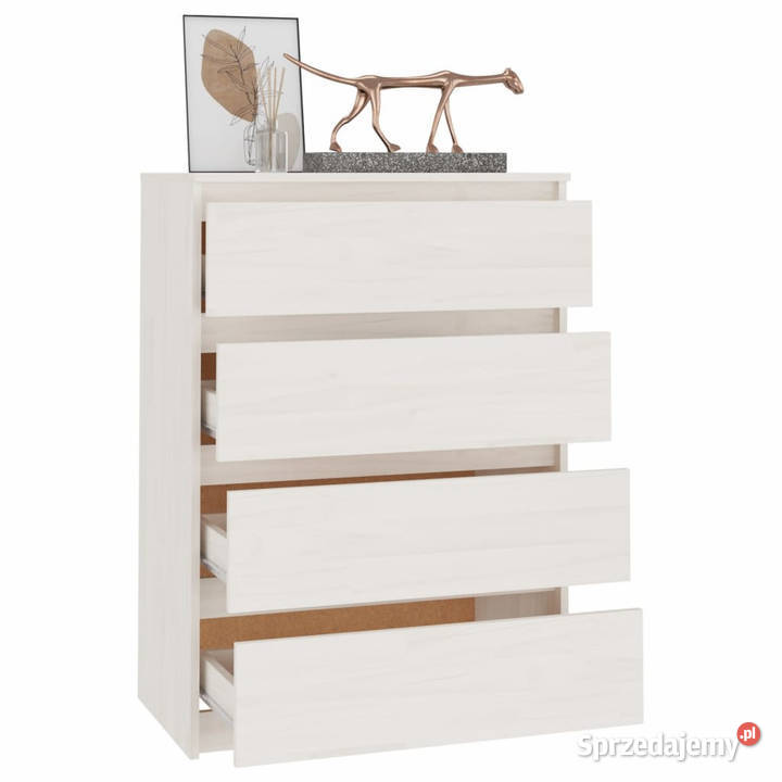 Komoda biała 60x36x84 lite drewno sosnowe Warszawa