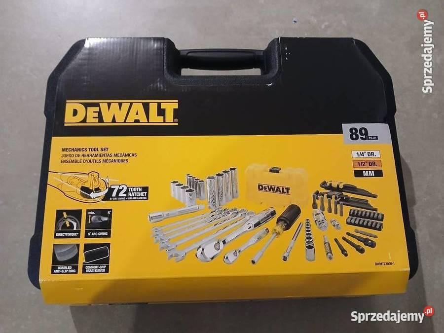 Zestaw kluczy nasadowych 89elementów Dewalt nowy Warszawa