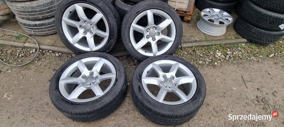 Alufelgi Audi 5x112 7J R17 ET26 Komplet Błażowa