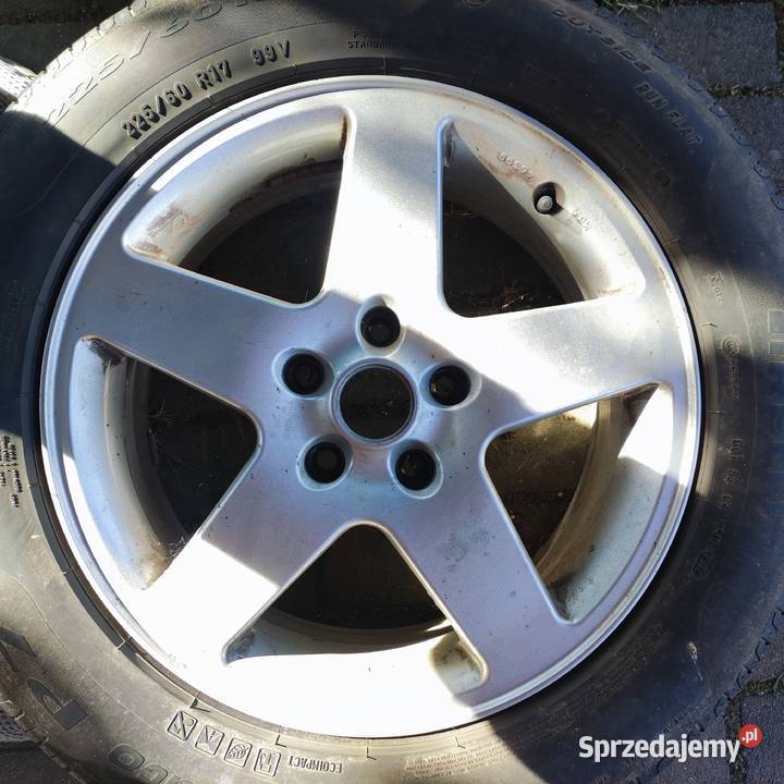 Używane Felgi Alu 7x17 ET40 rozstaw śrub 1143mm Średnica 17" dolnośląskie Rębiszów