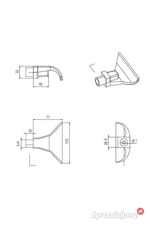 Dysza Natryskowa Płucząca do Przesiewacza PU Tarnów