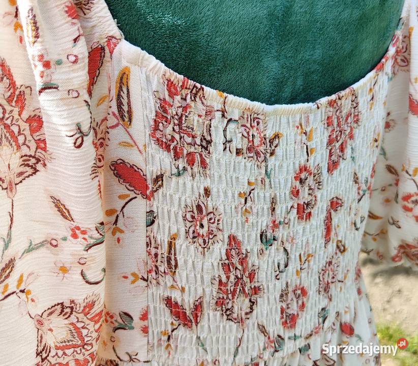 Długa sukienka maxi FF 48 4XL boho bohemian Szczecin