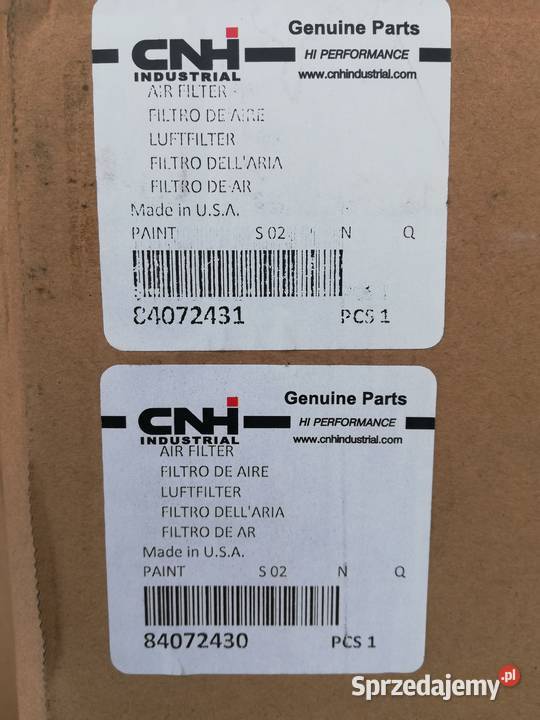 ZESTAW FILTRÓW powietrza 2 sztuki ORYGINAŁ