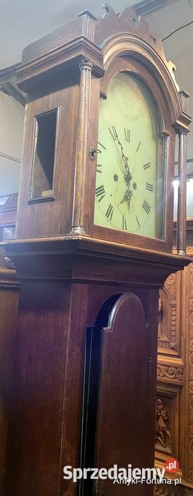 Stary zegar Angielski 13 Antyki Mała Karczma