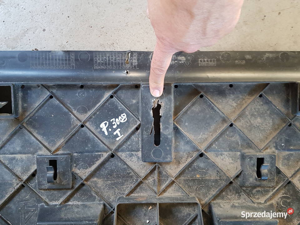 PEUGEOT 3008 I OSLONA DOLNA ZDERZAKA PLYTA Zderzaki Turek