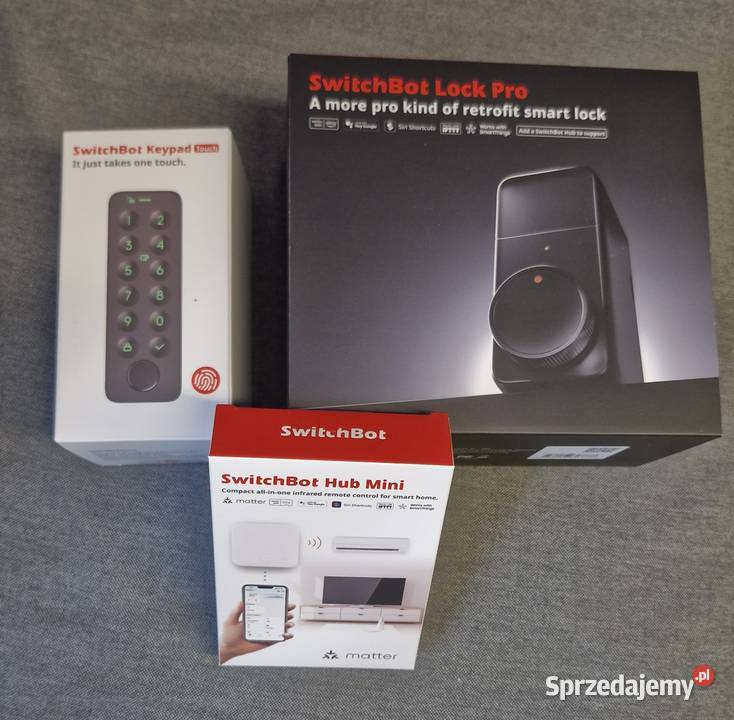 Zamek SwitchBot Lock PRO 3w1 z centralką Hub Rzeszów