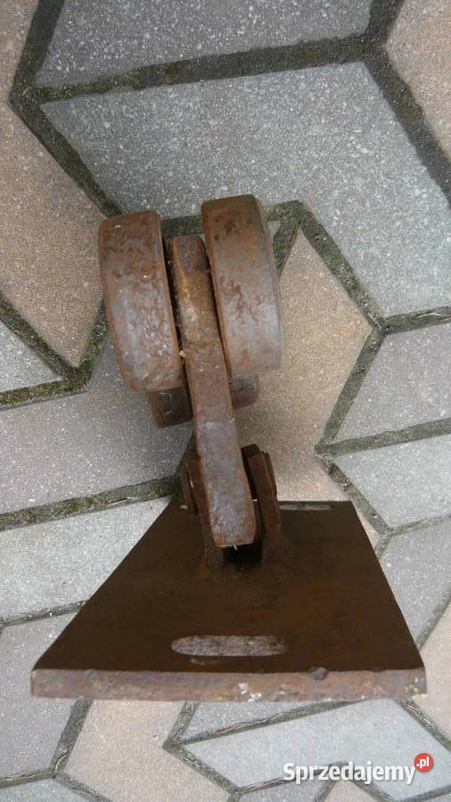 Wózki 2 rolki rolka do bramy przesuwnej wózek Sokółka