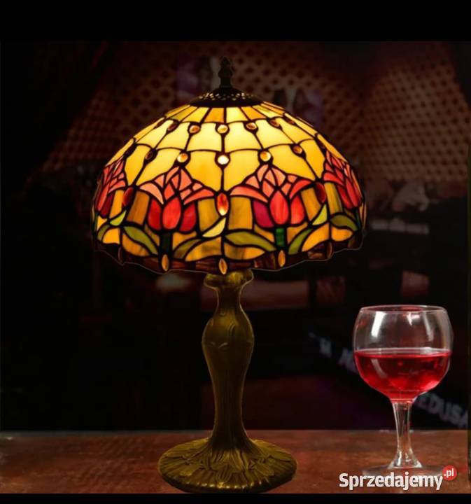 lampa witrażowa Tiffany piękna