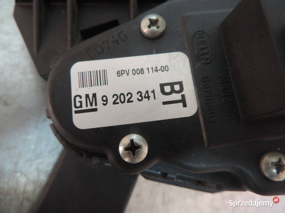POTENCJOMETR PEDAŁ GAZU OPEL ZAFIRA 20 DTI Układ elektryczny Nowy Sącz sprzedam