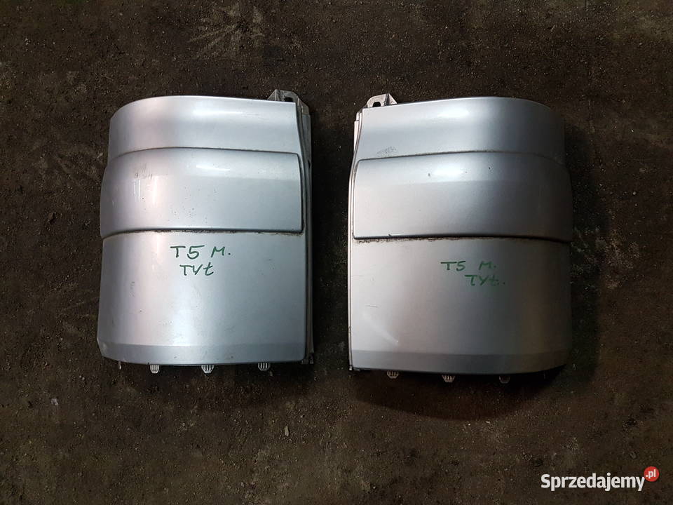 VW T5 MULTIVAN ZDERZAK TYL LEWY PRAWY NAROZNIK