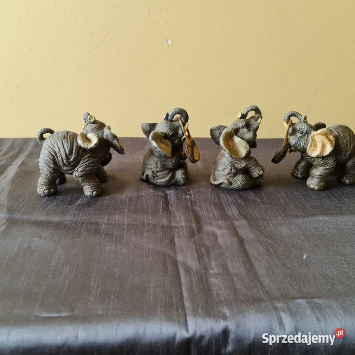 Figurki słoników ceramika Warszawa