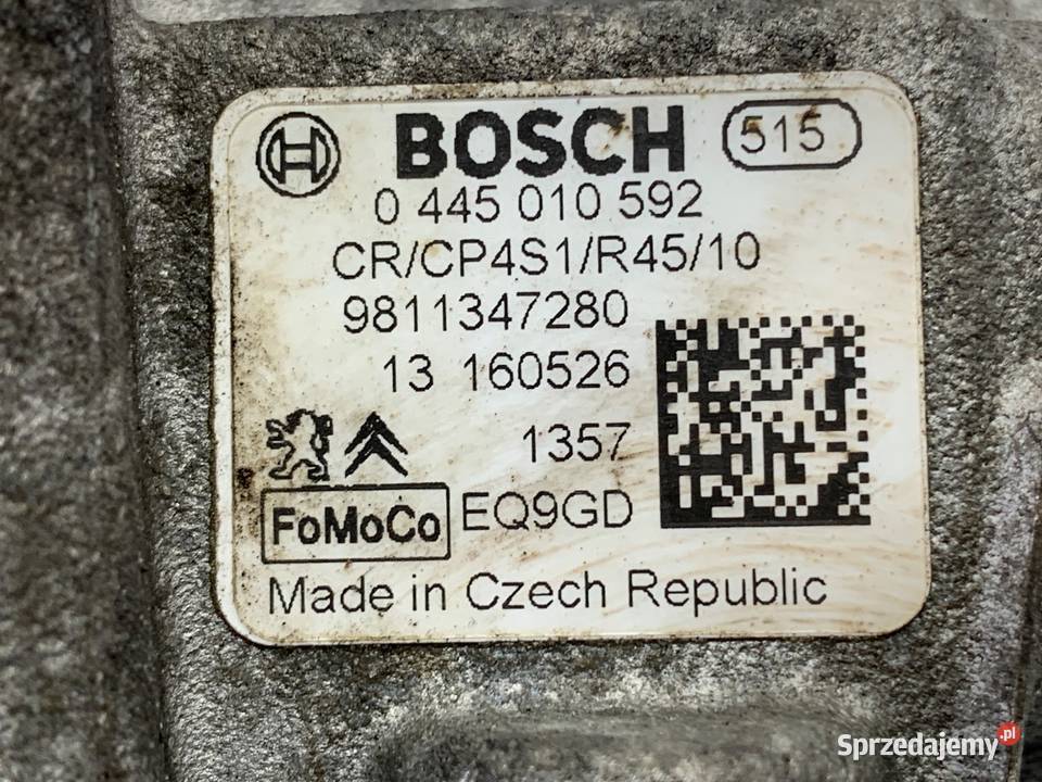 POMPA WTRYSKOWA FORD TRANSIT CONNECT 0445010592 podkarpackie sprzedam
