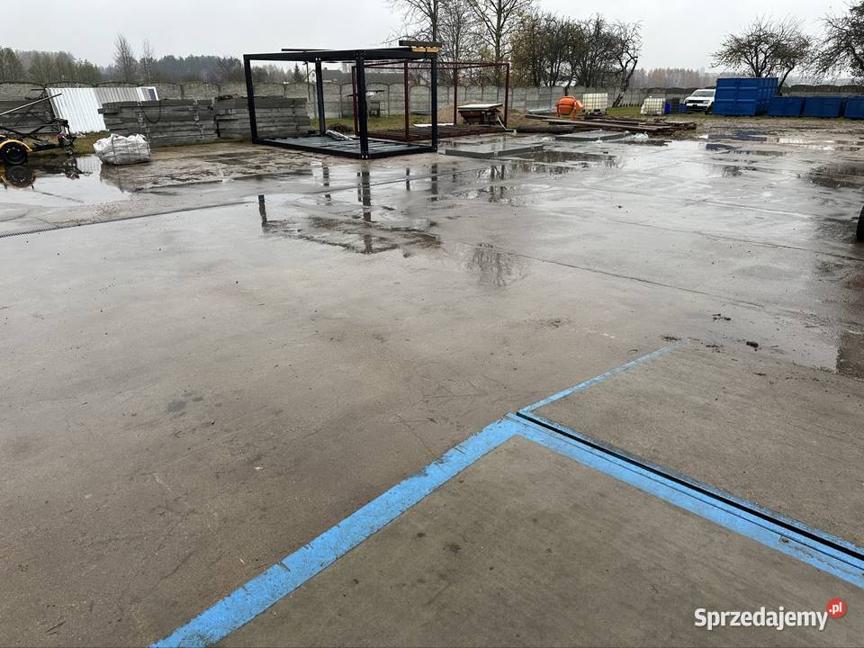 Wynajmę plac utwardzony z waga 40 ton Grodziszczany