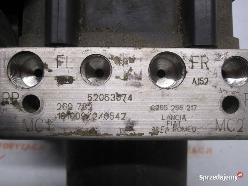 FIAT TIPO II 16r pompa ABS 52053074 0265956480 Pompy hamulcowe Kielce