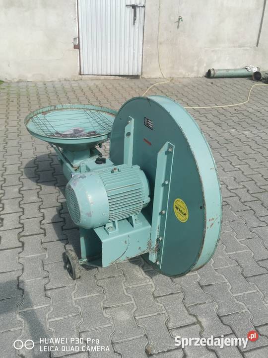 Dmuchawa do zboża Tornado 75 kW z podajnikiem nieuszkodzony lubelskie Huta-Dąbrowa