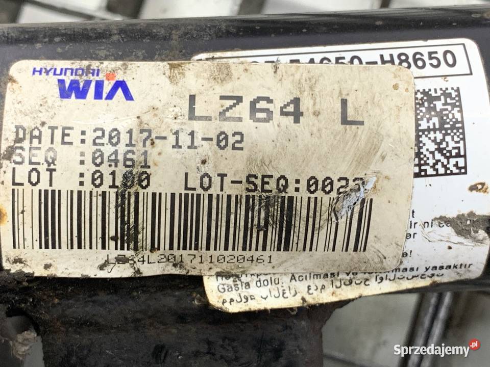 AMORTYZATOR LEWY PRZÓD KIA RIO IV 14 Hatchback