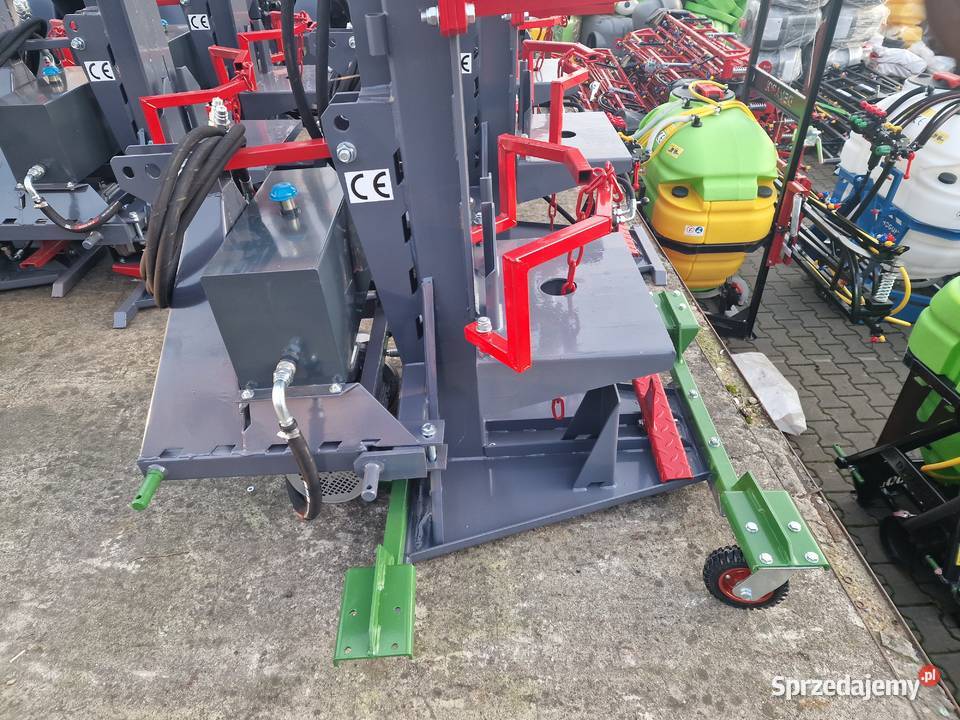 Łuparka do drewna pionowa 20t hydrauliczna Leśnictwo pomorskie Kwidzyn