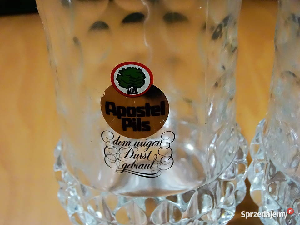Zestaw 12 kufli do piwa Augustiner Bru Mnchen Wyposażenie wnętrz lubelskie Biłgoraj