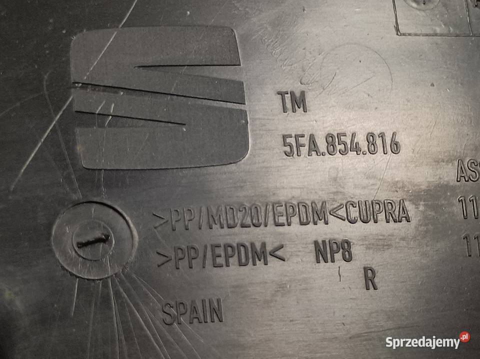 SEAT LEON IV CUPRA NADKOLE PRAWY PRZÓD CZ wielkopolskie Pleszew