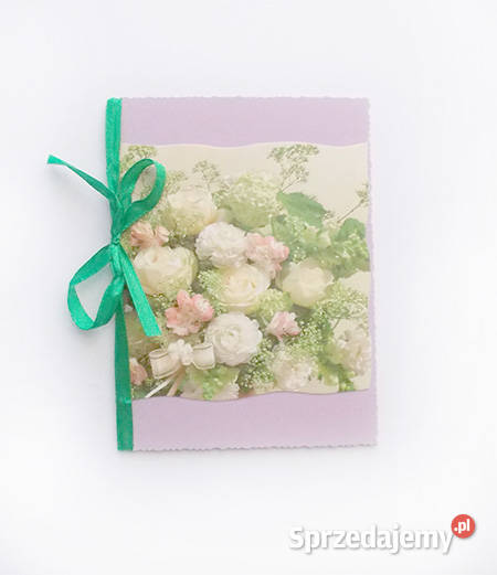 pastelowa kartka z kwiatami kwiaty kartka bez Biuro Bydgoszcz