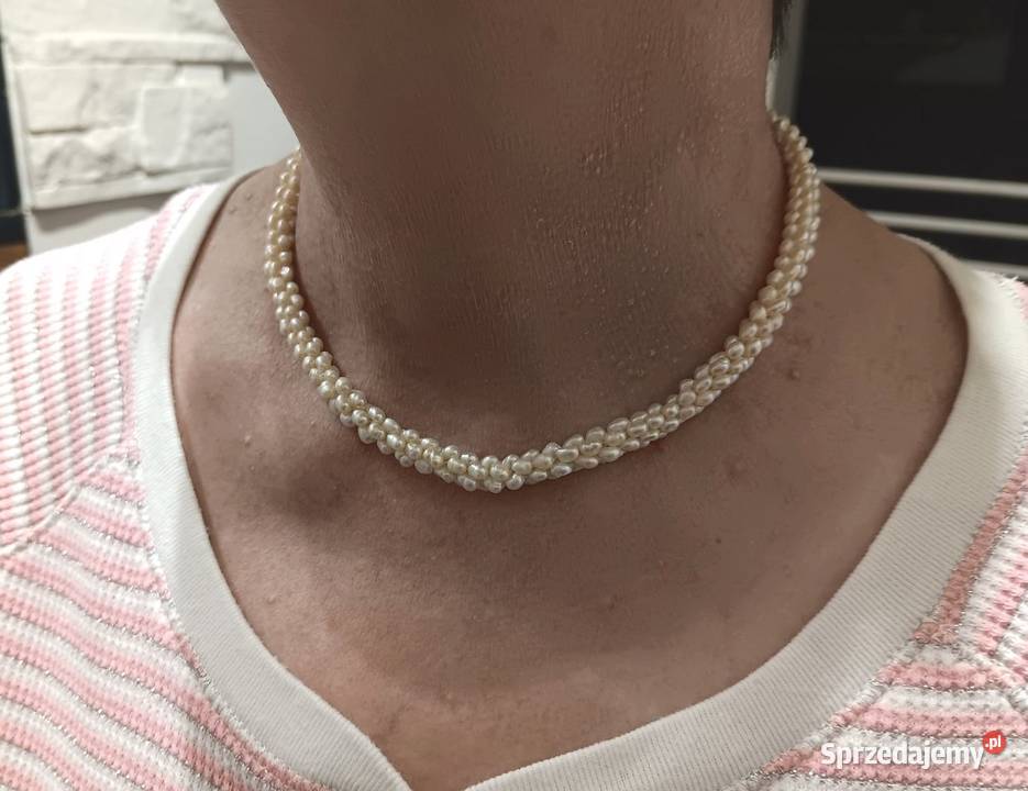 Zestaw Srebro Biżuteria Perła Słodkowodna Ryż srebro sprzedam