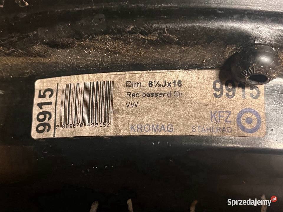 Felgi stalowe VW touran 5x112 stalowe