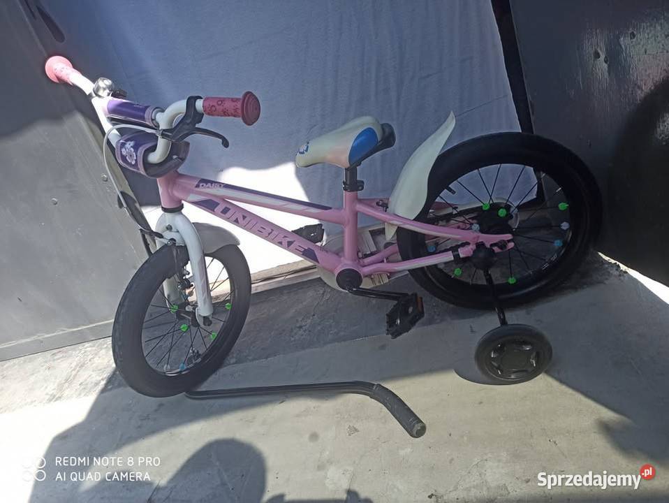 Rowerek Dzieciecy 16 Aluminiowy Unibike Daisy Dziecięce Wieliczka
