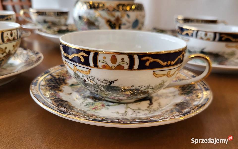 Porcelana chińska zestaw do herbaty 6 osób Szczecin