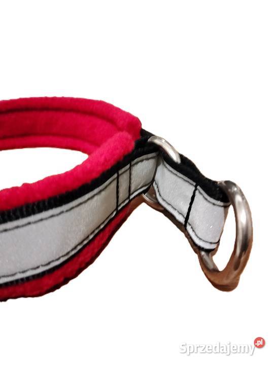 Wygodna Obroża Polarowa z Odblaskiem Rozmiar 50 Kraków