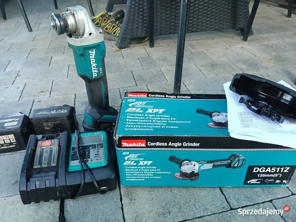 Makita 18v szlifierka kątowa wielkopolskie Śrem sprzedam