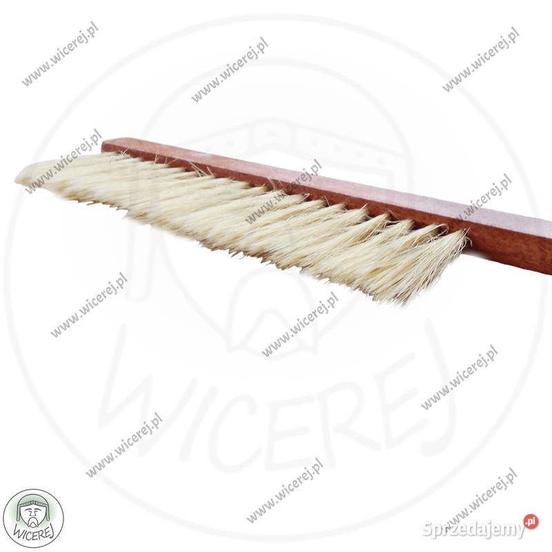 Miękka Zmiotka Szczotka Pszczelarska 2rzędowa Pszczelarstwo Jaśliska