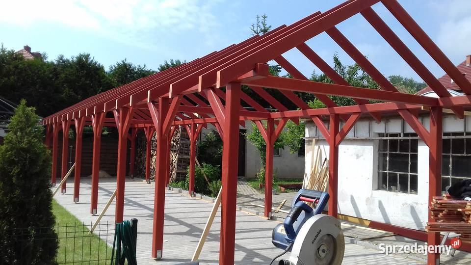 słupy 15x15 klejone Błotnica Strzelecka