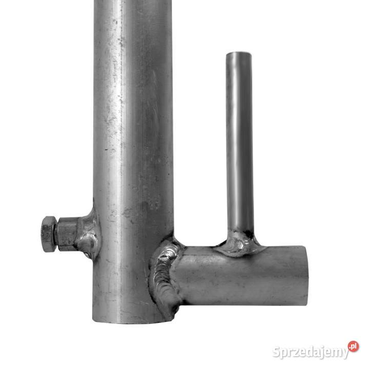 Słupek poręczy bez zabezpieczenia aluminiowy