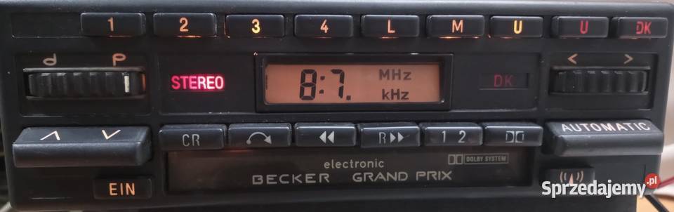 BECKER GRAND PRIX CASSETTE 761 Radio Samochodowe Łódź
