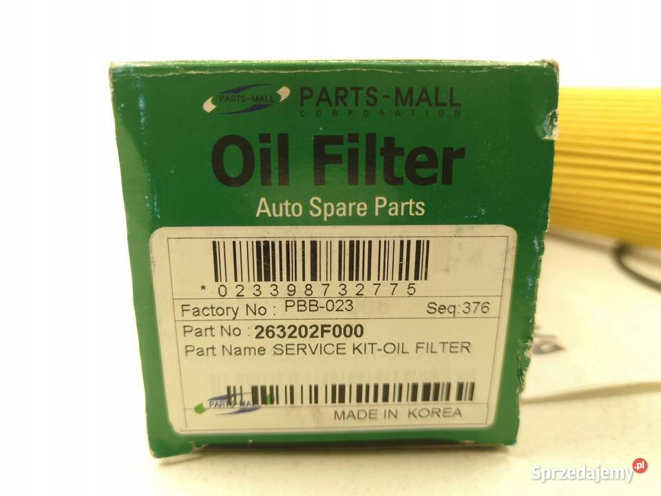 FILTR OLEJU PARTS MALL KIA CARNIVAL 22 CRDi 2010