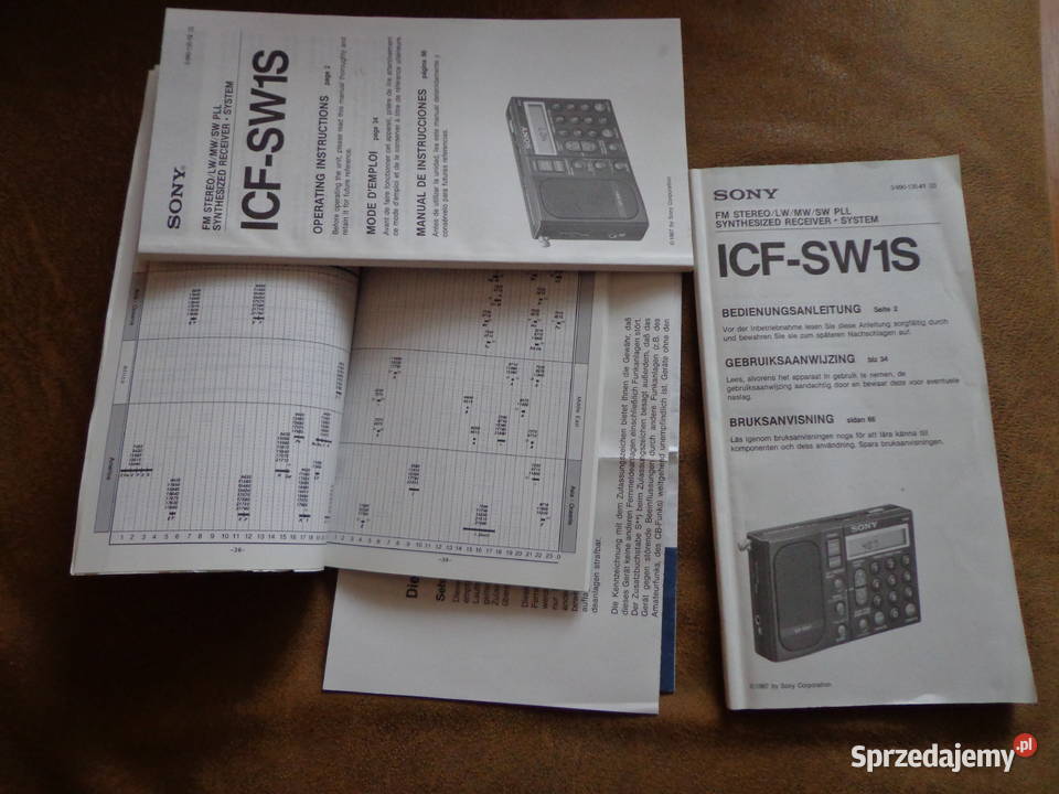 RADIO SONY ICFSW1 Kraków