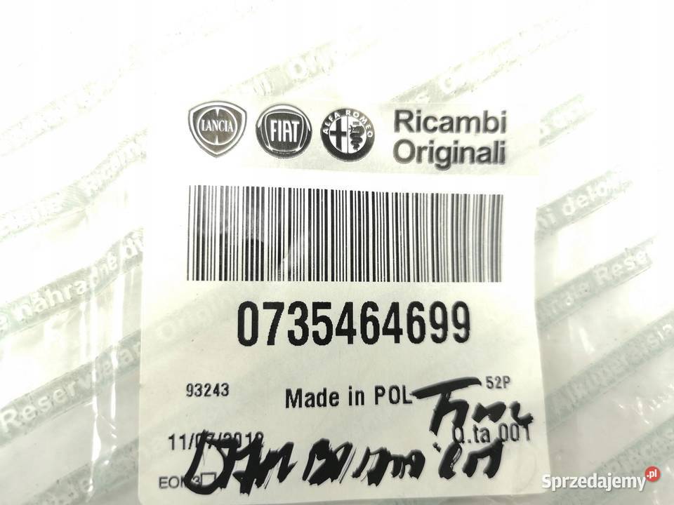 RAMKA RURY WYDECHOWEJ ZDERZAKA FIAT PANDA 0311 Listwy i nakładki sprzedam