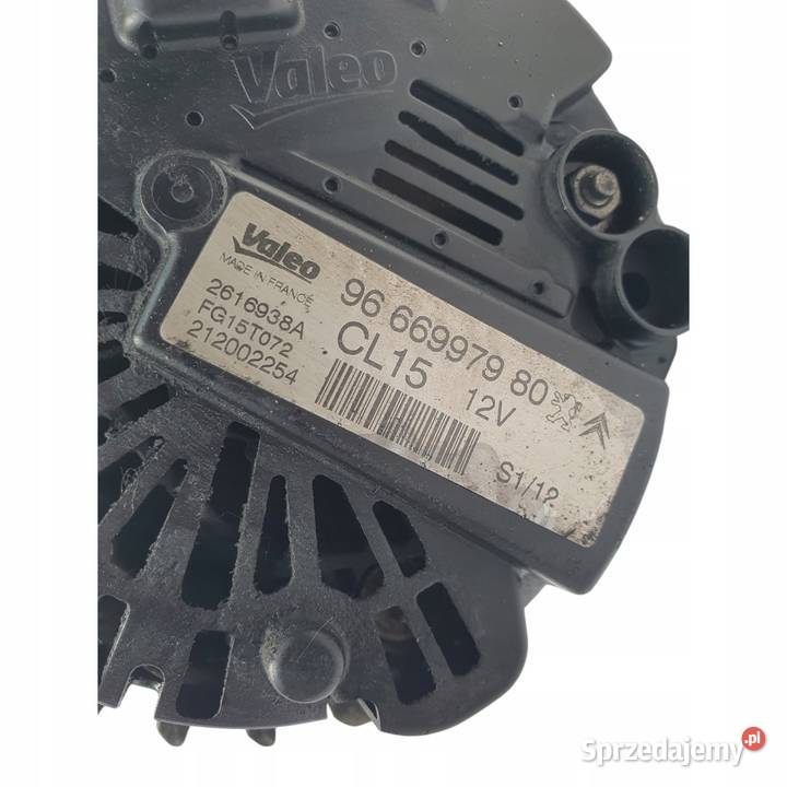 ALTERNATOR Peugeot Partner 308 16 THP valeo