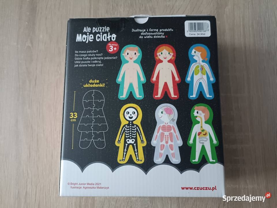 Czuczu Ale puzzle Moje ciało 3 Puzzle Kwidzyn