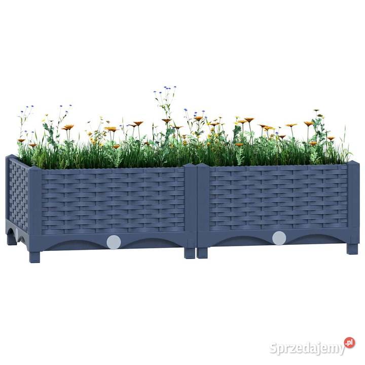 vidaXL Donica do podniesionej rabaty 80x40x23 mazowieckie Warszawa