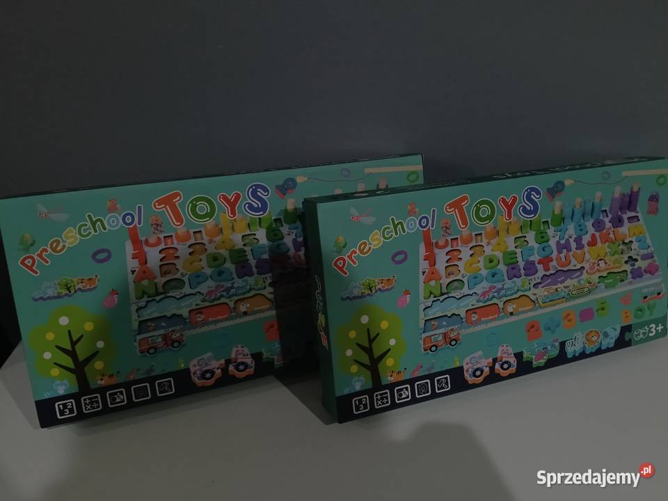 Zabawka drewniane literki Piotrków Trybunalski