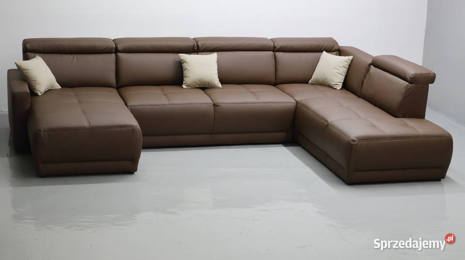 TTN Brązowe Wielkie U kanapa rogówka sofa do Poznań sprzedam
