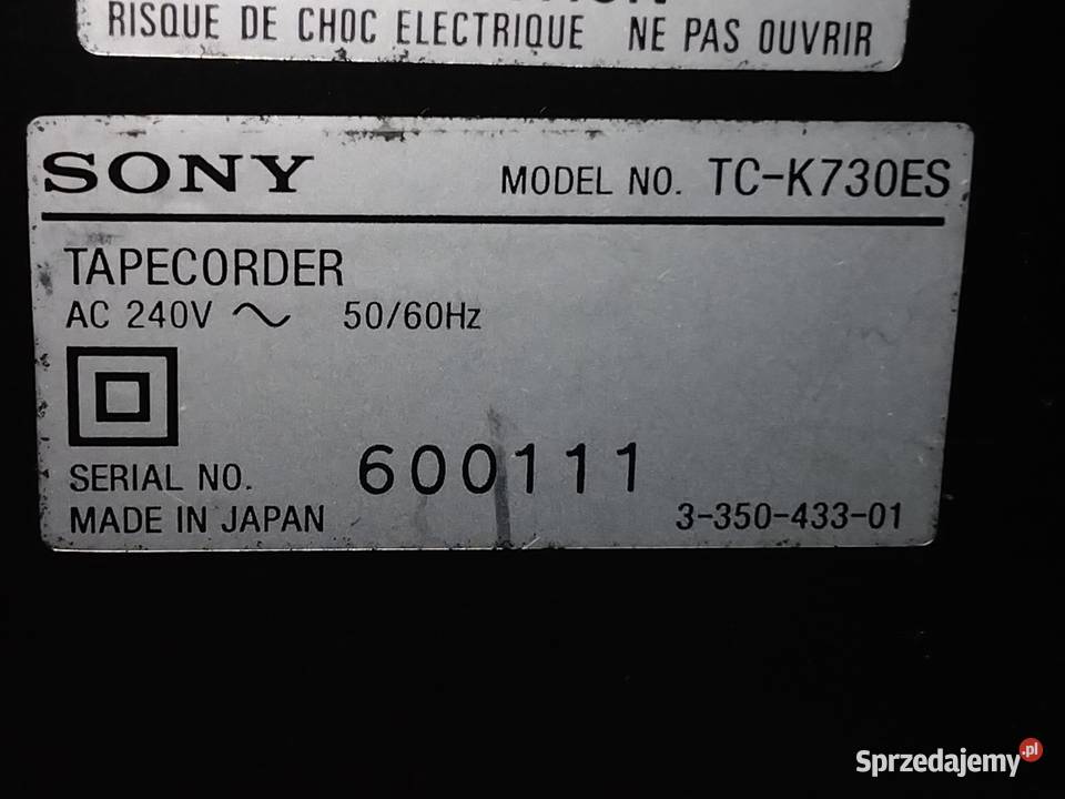 Wysokiej klasy 3głowicowy odtwarzacz SONY wielkopolskie Wagowo sprzedam