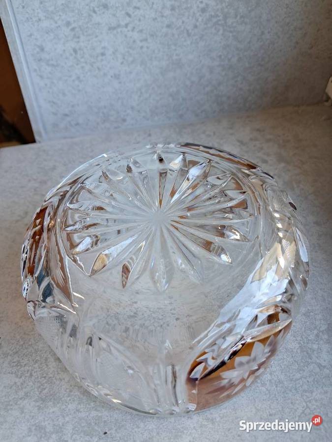 kryształowa miseczka s prlu z huty szkła Julia Sandomierz