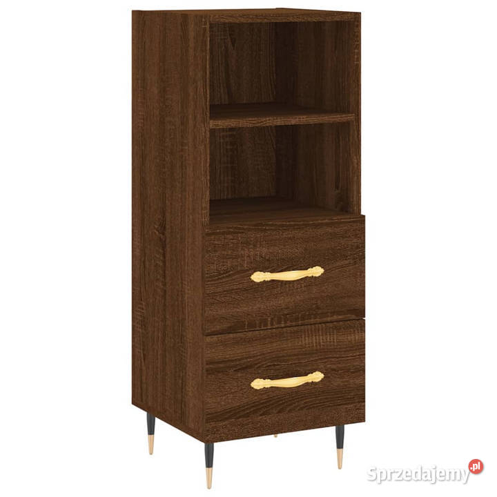 Szafka brązowy dąb 345x34x90 materiał Warszawa
