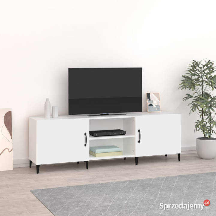 Szafka pod TV biała 150x30x50 materiał mazowieckie Warszawa