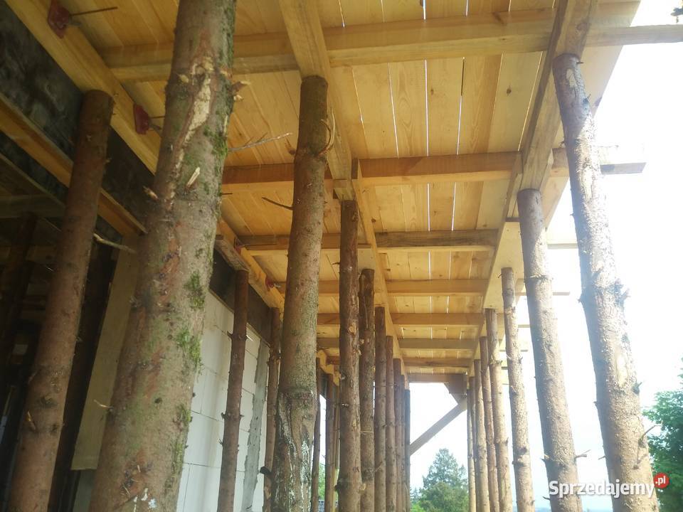 Stemple budowlane drewniane dl 270 230 pomorskie Borkowo