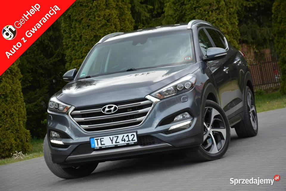 Hyundai Tucson Premium Skóry biXenon Led BLIS lakier metallic Ostrów Mazowiecka